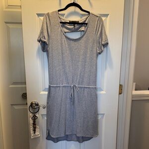 White House Black Market Light Gray Dress